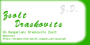 zsolt draskovits business card